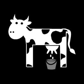 traire une vache / vache: traire